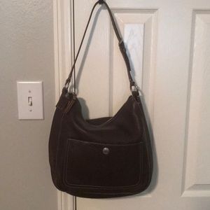 Dark brown medium Coach handbag